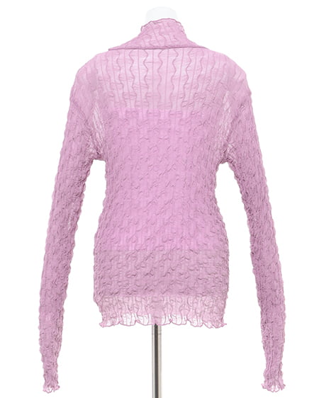 INGNI(イング) シアーウェーブメロウトップス パープル