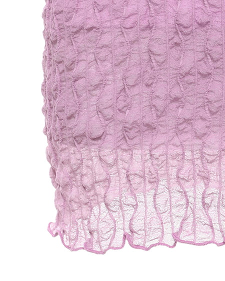 INGNI(イング) シアーウェーブメロウトップス パープル