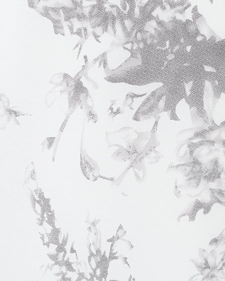 INGNI（イング） ラメシアー花柄ボウタイブラウス ｸﾞﾚｰ