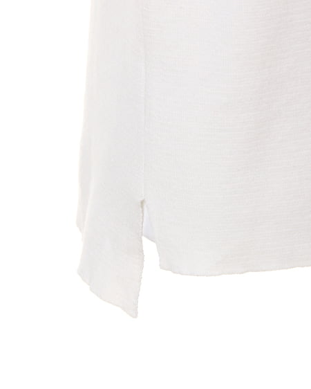 INGNI(イング) ミラノリブVネックニット アイボリー