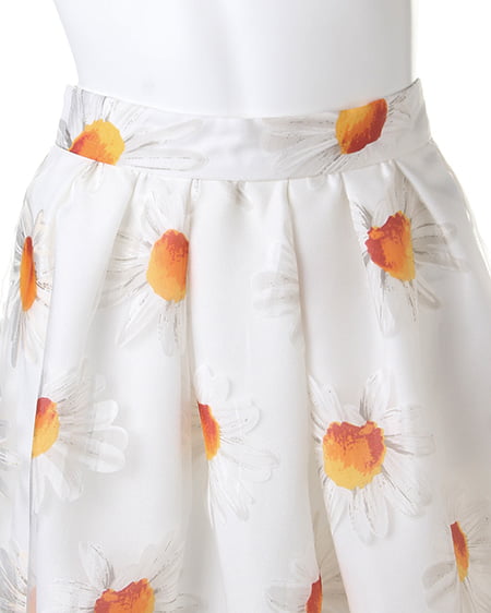 INGNI(イング) マーガレットオーガンジー/スカート オフホワイト