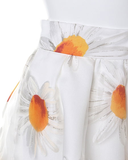 INGNI(イング) マーガレットオーガンジー/スカート オフホワイト