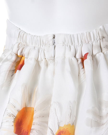 INGNI(イング) マーガレットオーガンジー/スカート オフホワイト