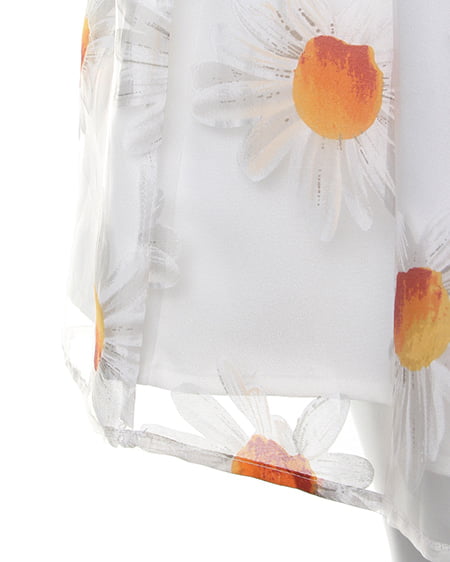 INGNI(イング) マーガレットオーガンジー/スカート オフホワイト