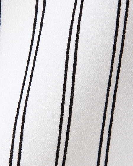 INGNI(イング) F&Fノースリ/ワンピース オフホワイト/ストライプ