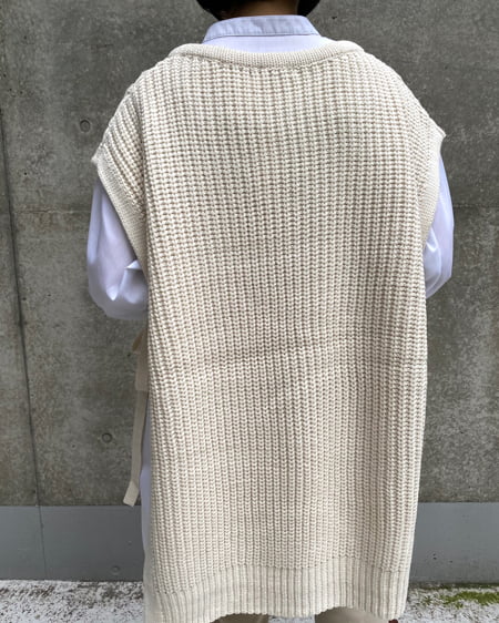 INGNI（イング） 横リボンケーブルベスト ｱｲﾎﾞﾘｰ