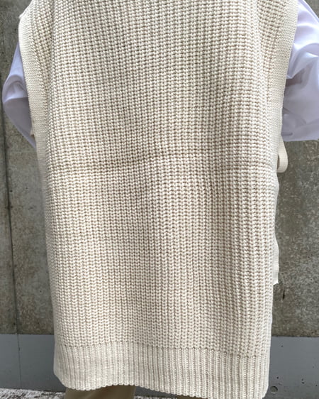 INGNI（イング） 横リボンケーブルベスト ｱｲﾎﾞﾘｰ