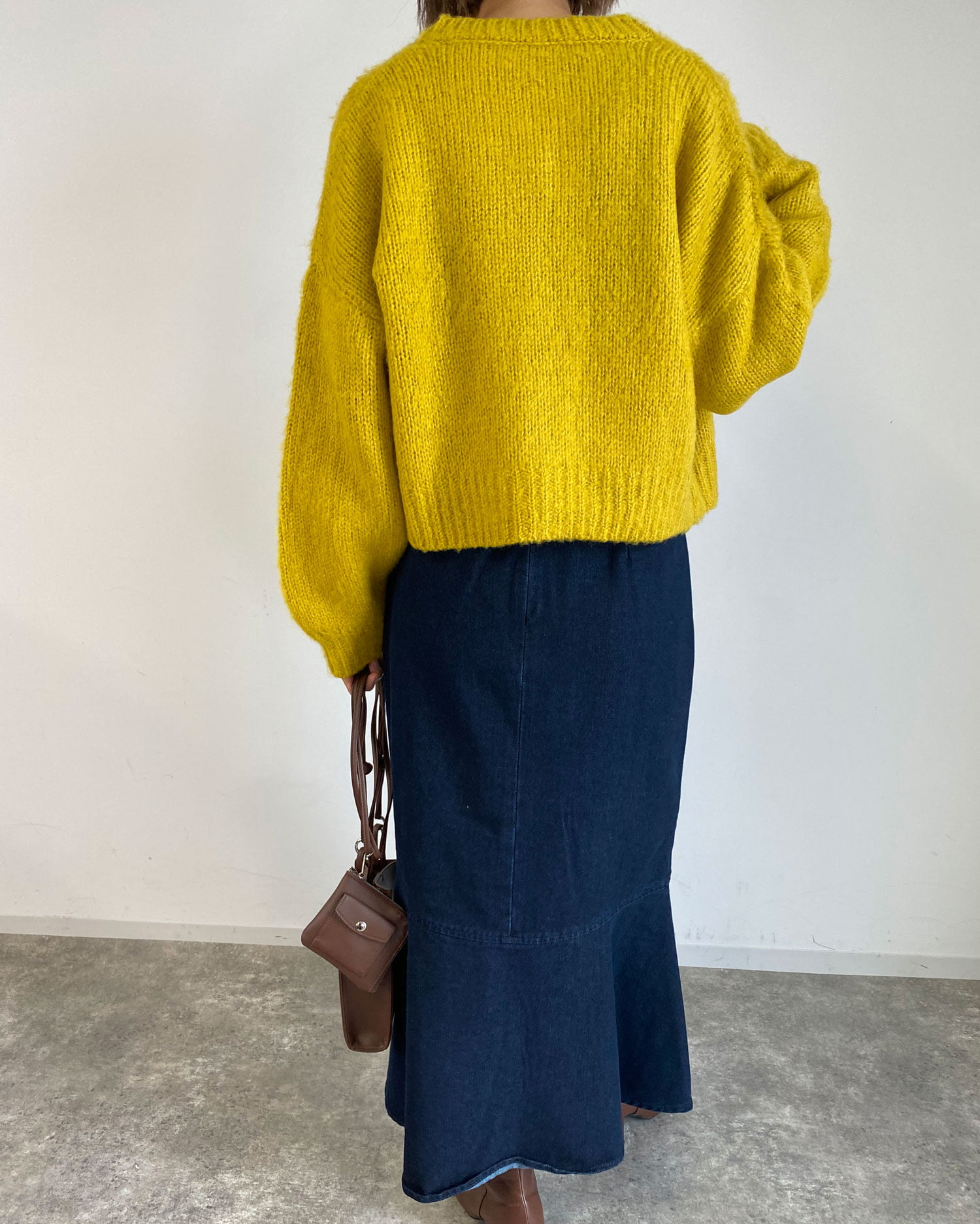 SANDINISTA モヘアニットカーディガン M