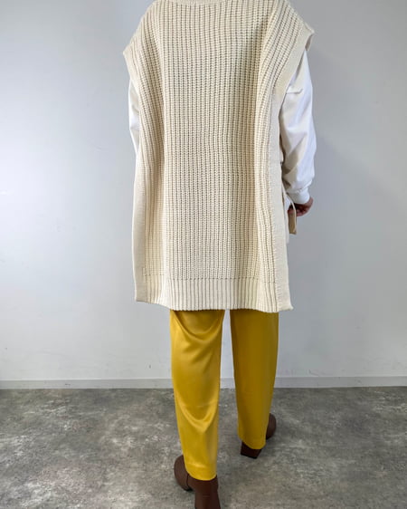 INGNI（イング） 横リボンケーブルベスト ｱｲﾎﾞﾘｰ