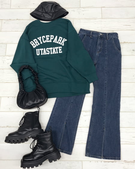 INGNI(イング) ギャザーミニハンドルバッグ クロ