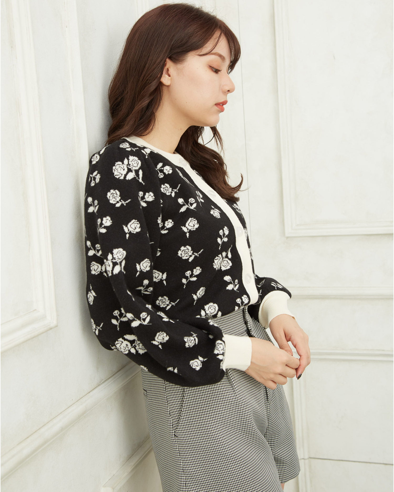花柄ニットカーデ｜allamanda(アラマンダ) 公式通販｜INGNI STORE