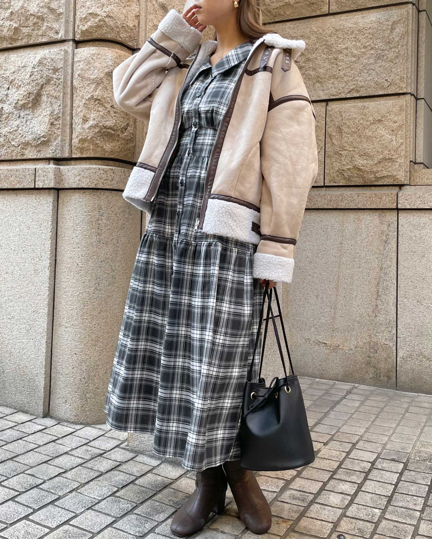 Backリボン襟付ティアードワンピース Allamanda アラマンダ 公式通販 Ingni Store