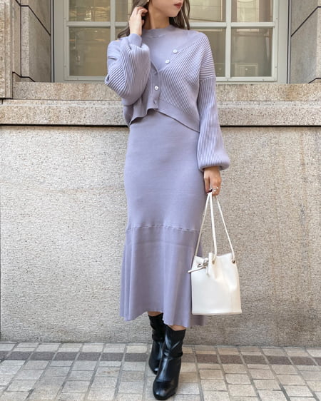 ショートカーディガン ニットワンピース Set Allamanda アラマンダ 公式通販 Ingni Store