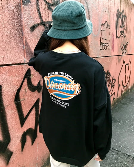 INGNI(イング) サークルロゴスウェットチュニック ｸﾛ