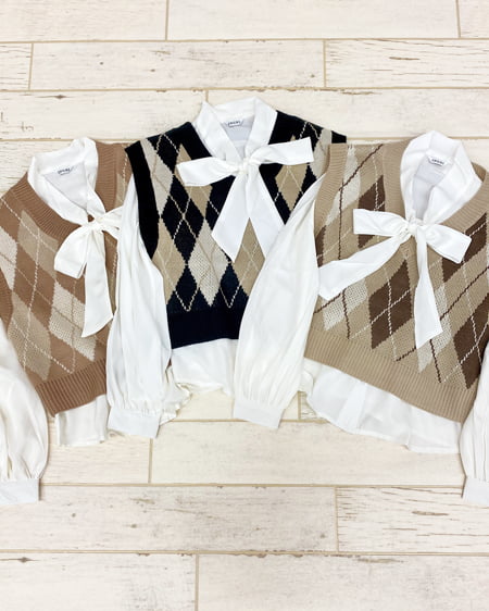 コーディネート アーガイルニットベストset Ingni イング 公式通販 Ingni Store イングストア