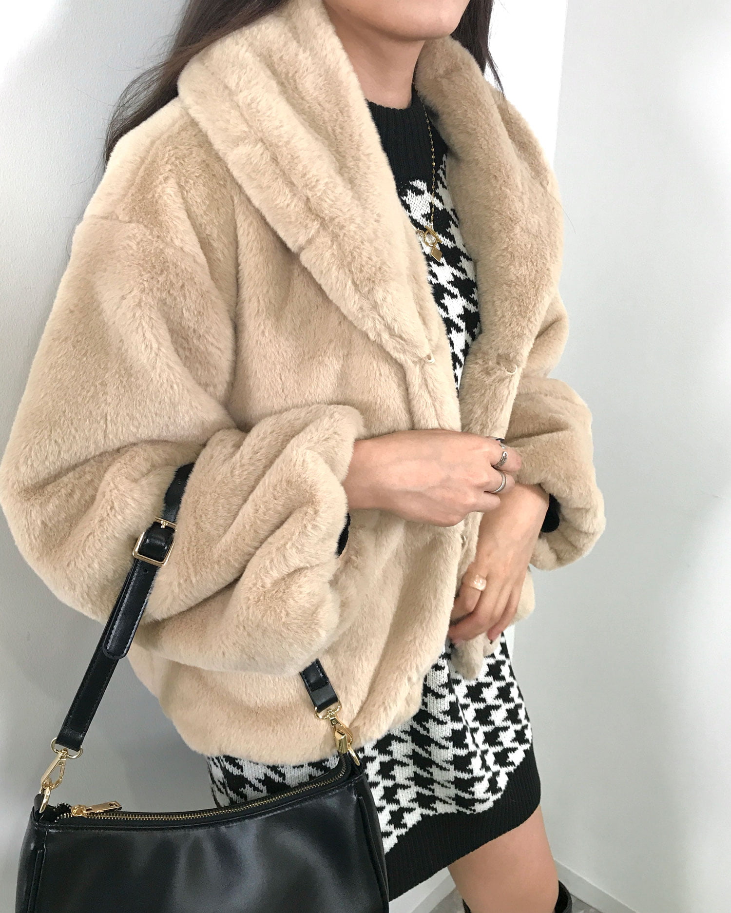 ☆美品☆ il gufo イルグッフォ イタリア製 ファーコート 2anni-