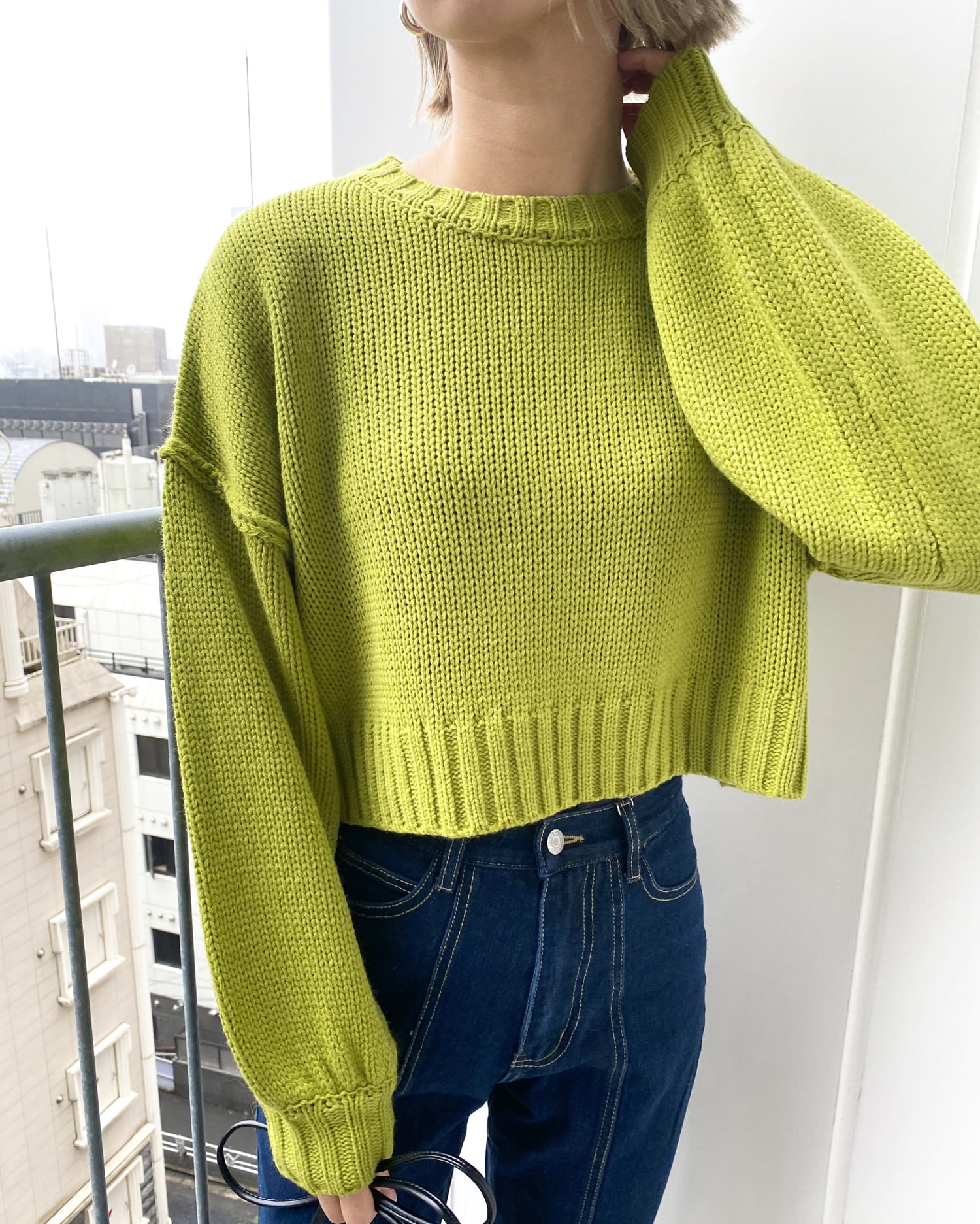 ショート丈ローゲージニット ｏｕｔｌｅｔ Mlia エムリア 公式通販 Ingni Store