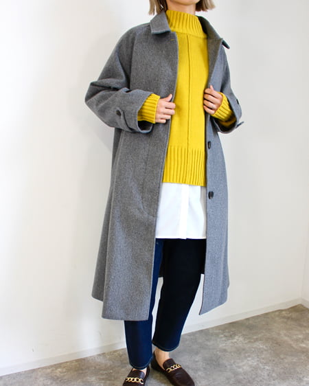 【WEB限定】ステンカラーオーバサイズコート（ＯＵＴＬＥＴ）