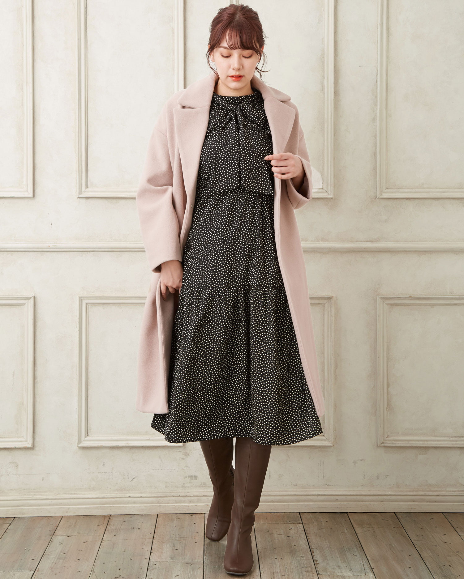 ボウタイティアードワンピース Allamanda アラマンダ 公式通販 Ingni Store