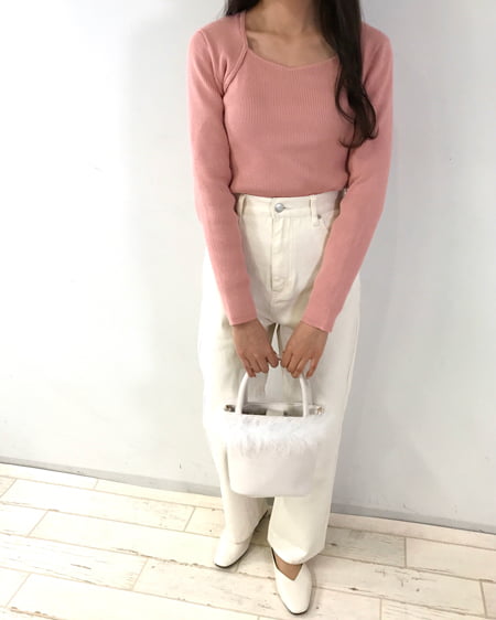 INGNI（イング） ファーバケツトートBAG ｱｲﾎﾞﾘｰ