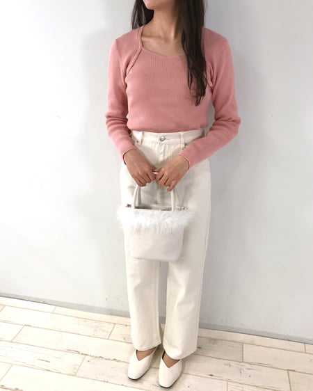 INGNI（イング） ファーバケツトートBAG ｱｲﾎﾞﾘｰ