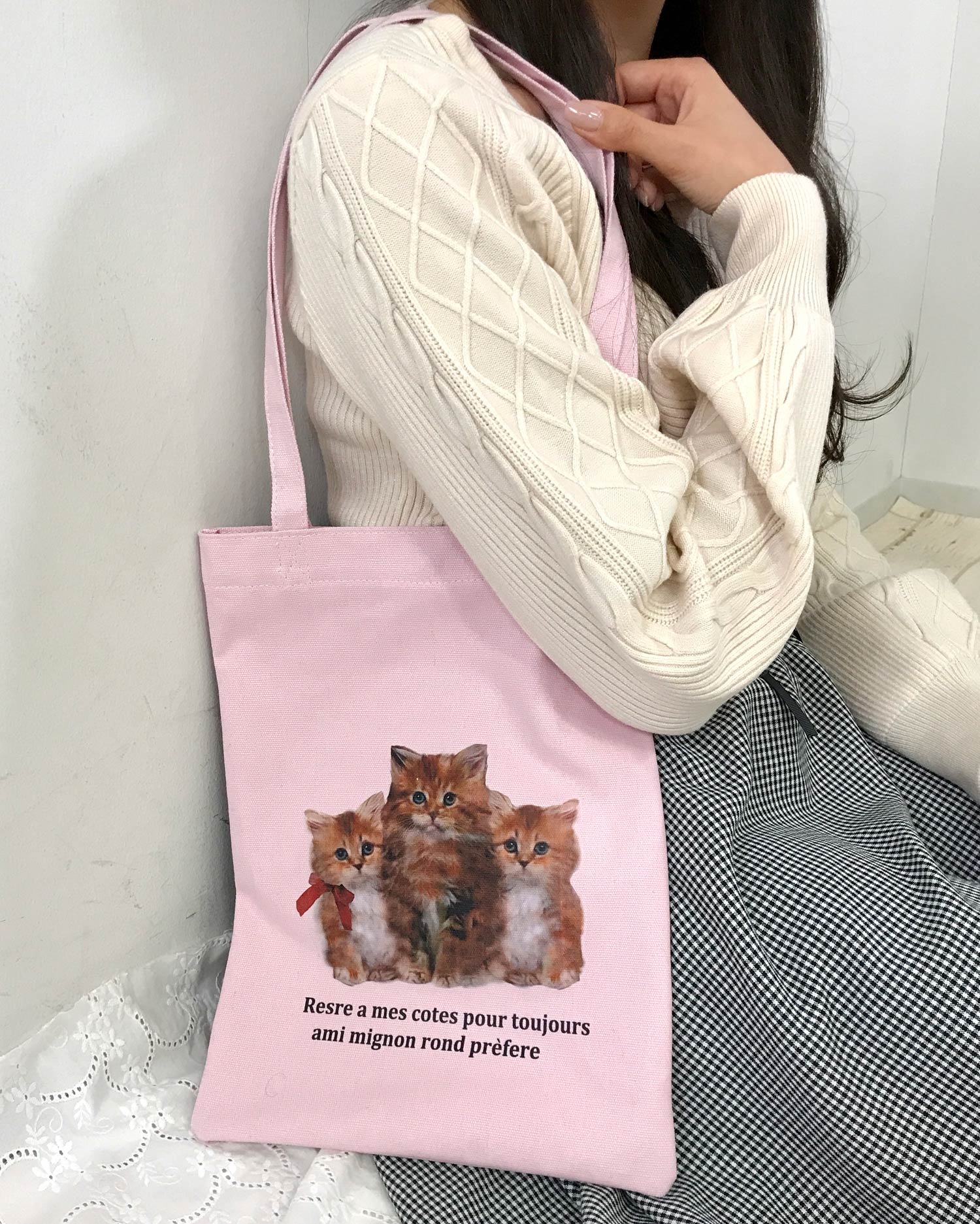 Web限定 猫プリントトートバッグ Ingni イング 公式通販 Ingni Store