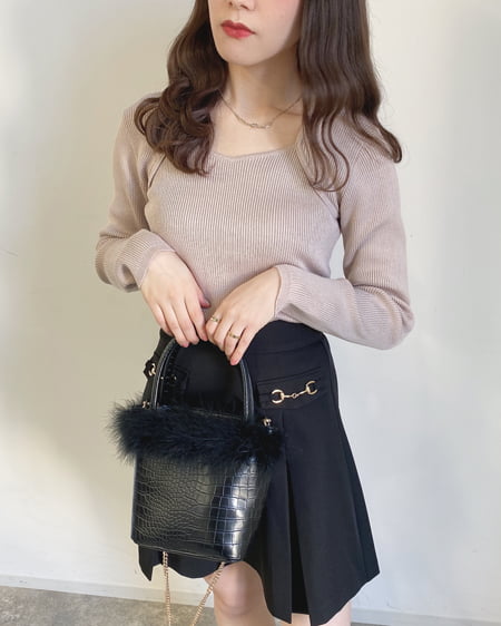 INGNI（イング） ランダムチェーンネックレス ｺﾞｰﾙﾄﾞ