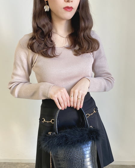 INGNI（イング） ランダムチェーンネックレス ｺﾞｰﾙﾄﾞ