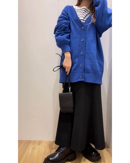 INGNI(イング) スクエアトゥレースUPブーツ/トラックソールブーツ クロ