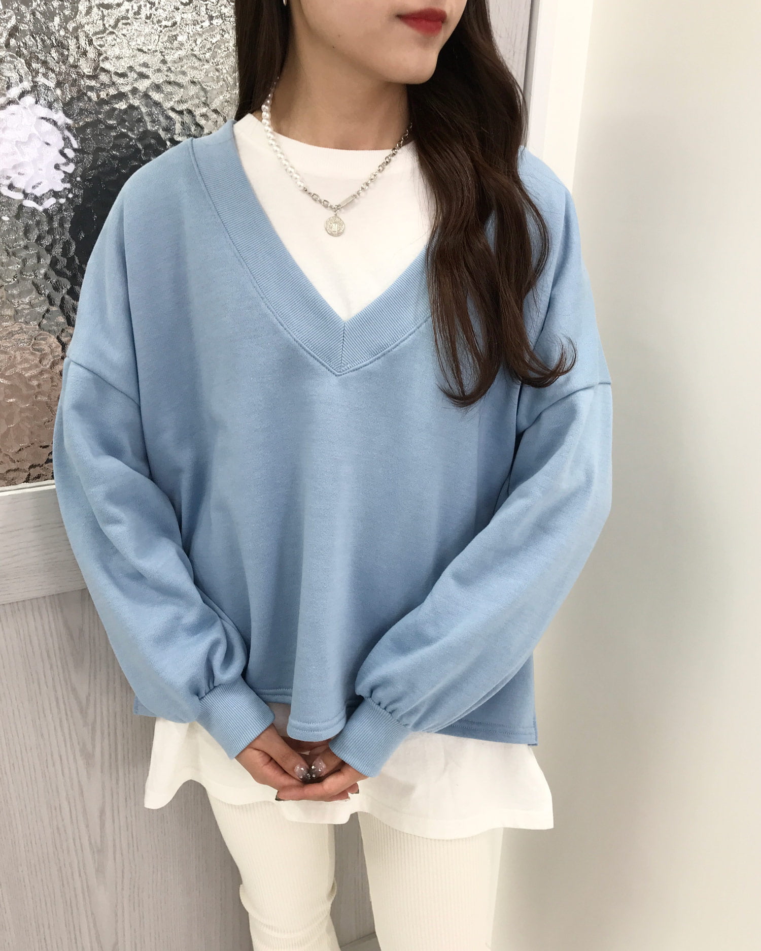 深vネックスウェットトップス Ingni イング 公式通販 Ingni Store