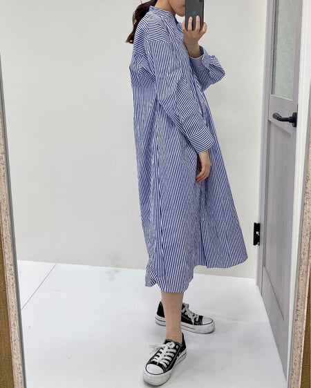 着用動画あり ストライプロングシャツ ワンピース Ingni イング 公式通販 Ingni Store 着用動画あり ストライプロングシャツ ワンピース Ingni イング 公式通販 Ingni Store