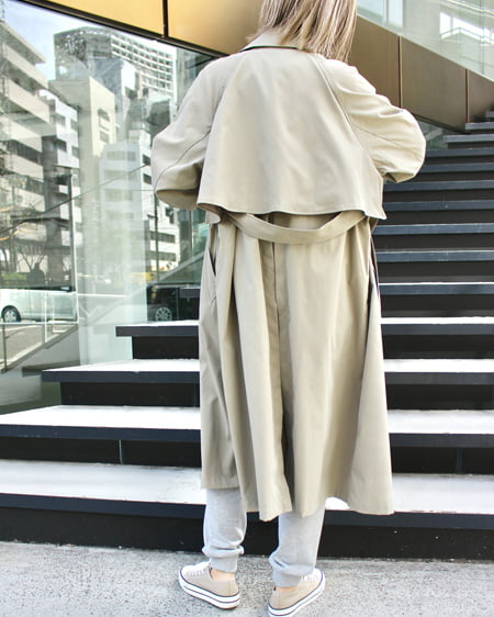 INGNI（イング） ステンカラートレンチコート ｶｰｷ