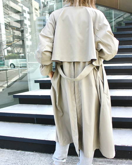 INGNI（イング） ステンカラートレンチコート ｶｰｷ