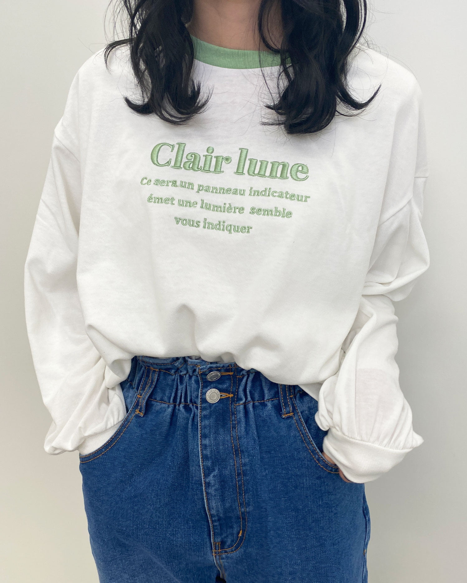 ふくれ刺繍ロゴロングtシャツ Ingni イング 公式通販 Ingni Store