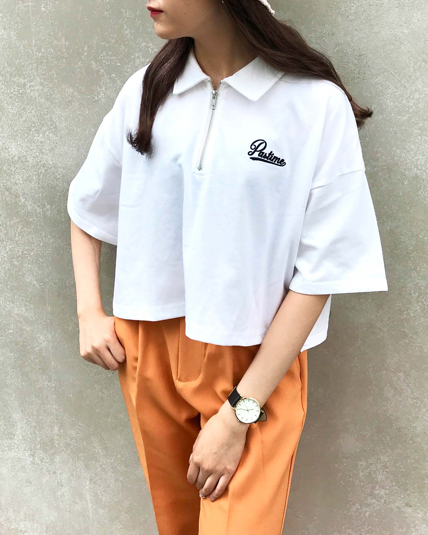 ハーフzip胸刺繍ロゴtシャツ Ingni イング 公式通販 Ingni Store