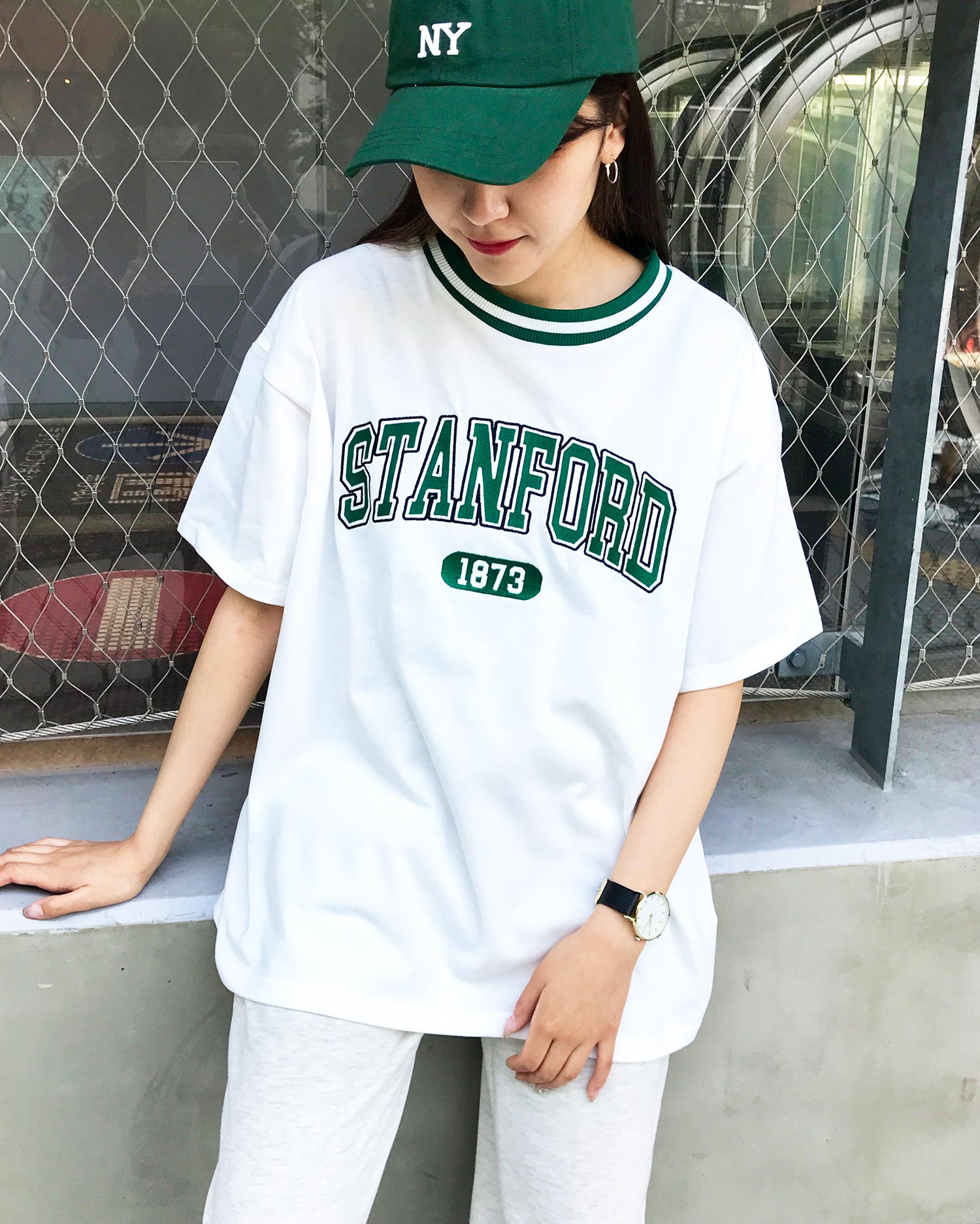 配色ラインカレッジロゴチュニックTシャツ｜INGNI(イング) 公式通販｜INGNI STORE