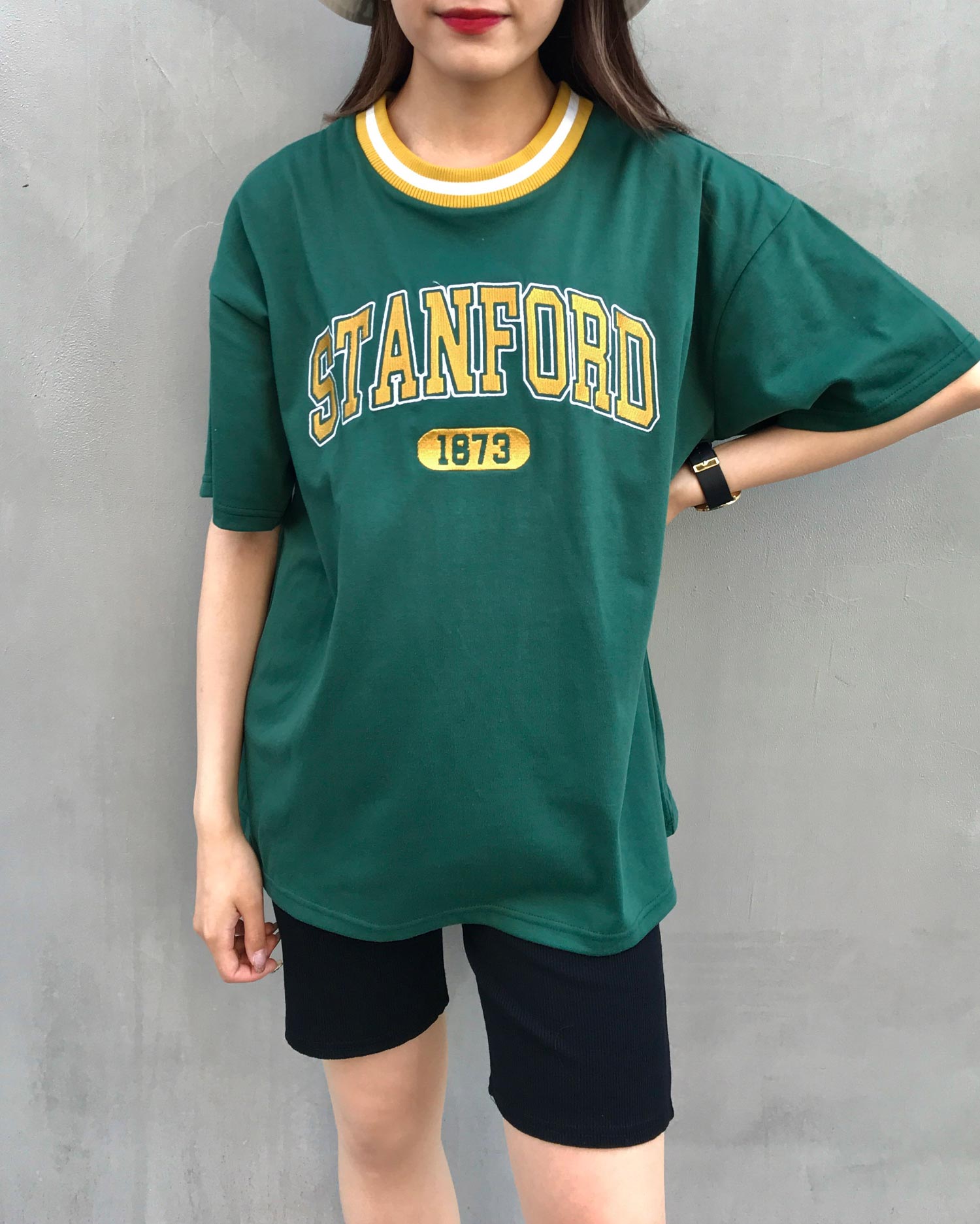 配色ラインカレッジロゴチュニックTシャツ｜INGNI(イング) 公式通販｜INGNI STORE