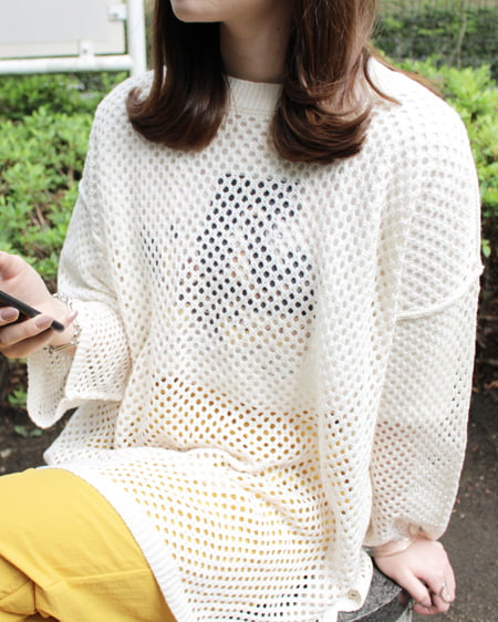 INGNI（イング） フロントフォト半袖Tシャツ ｵﾌﾎﾜｲﾄ