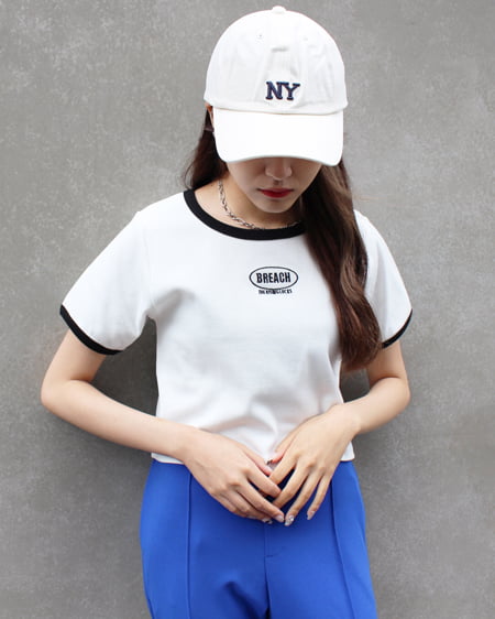 フロントロゴリンガーリブTシャツ｜INGNI(イング) 公式通販