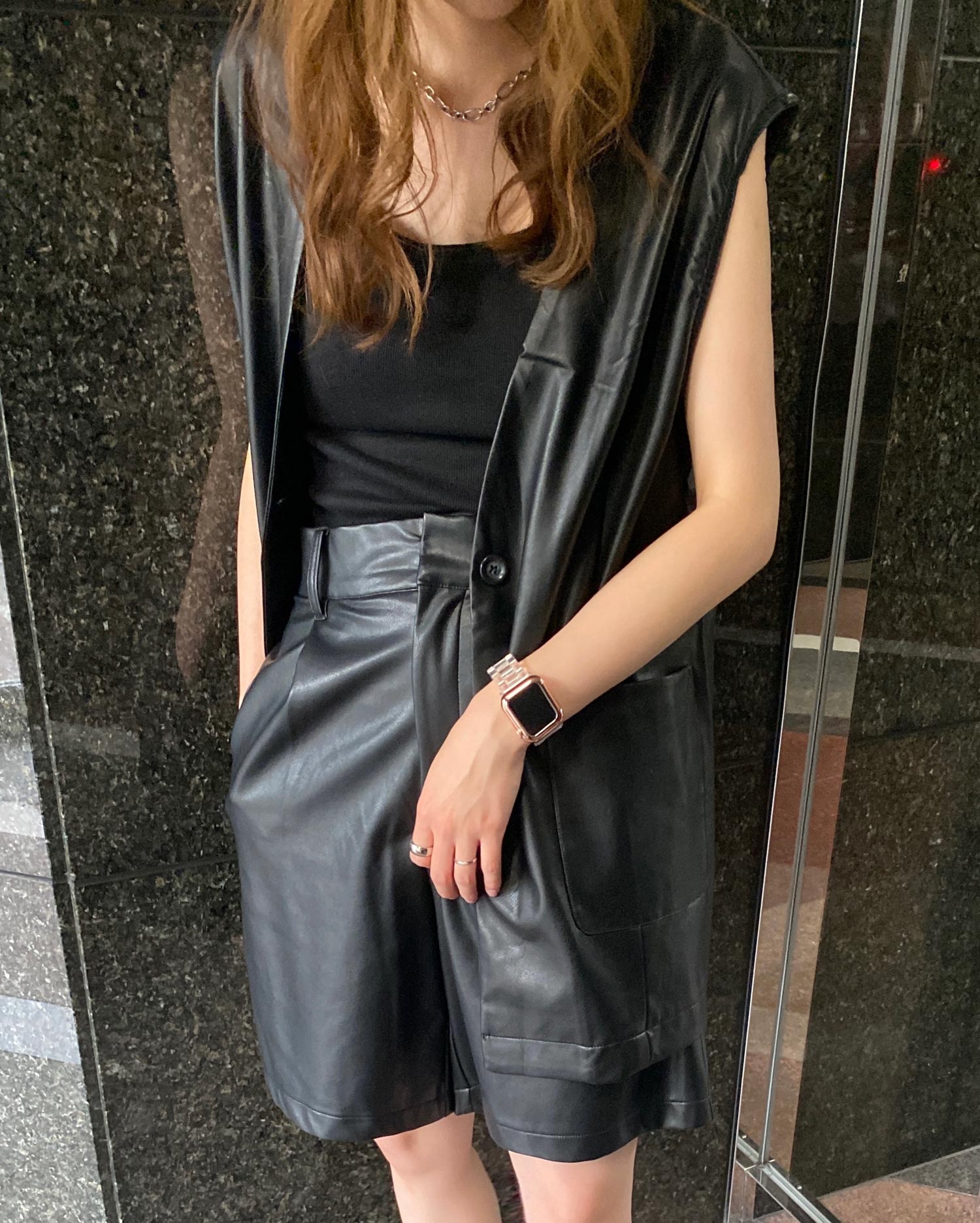 フェイクレザー ジレ Ingni イング 公式通販 Ingni Store