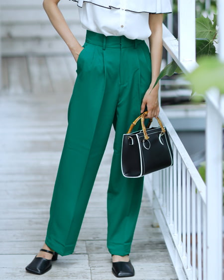 着用動画あり ハイウエストタック パンツ Ingni イング 公式通販 Ingni Store