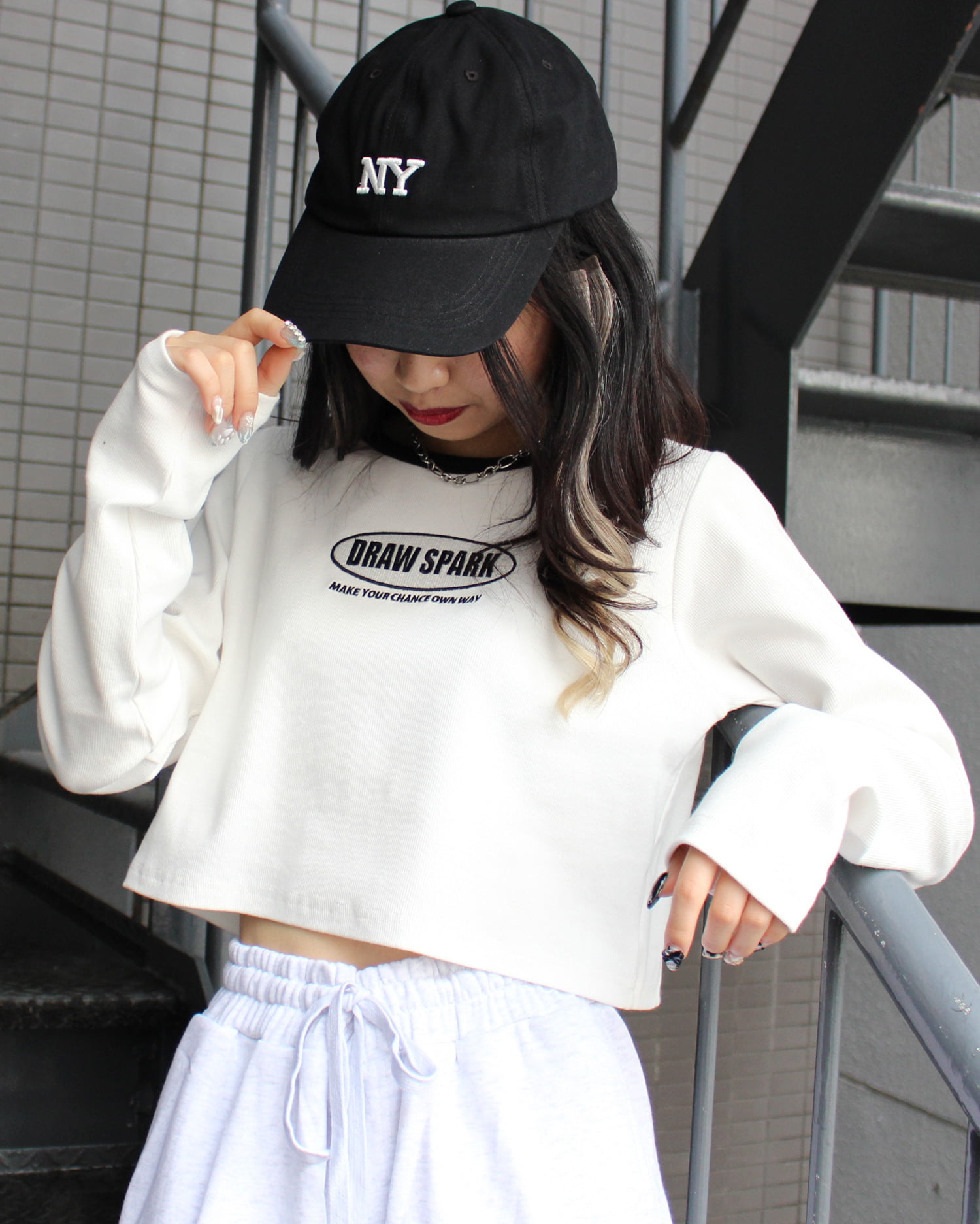 フロントロゴリンガーリブロングTシャツ｜INGNI(イング) 公式通販｜INGNI STORE