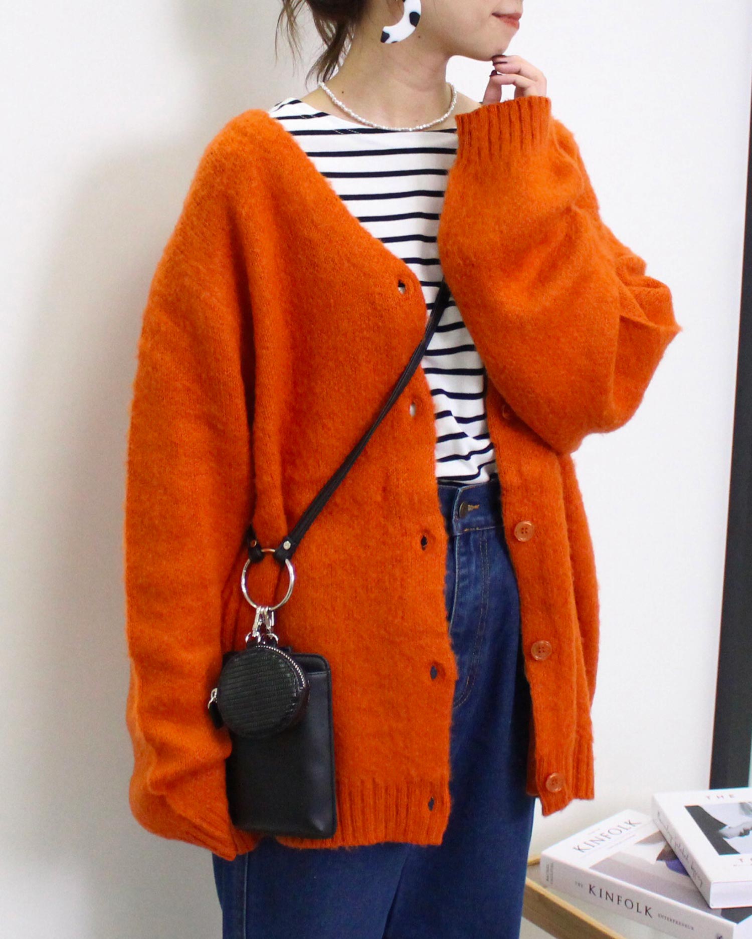 秋の新作 一部カラー予約受付中 モヘアタッチロング カーディガン Ingni イング 公式通販 Ingni Store