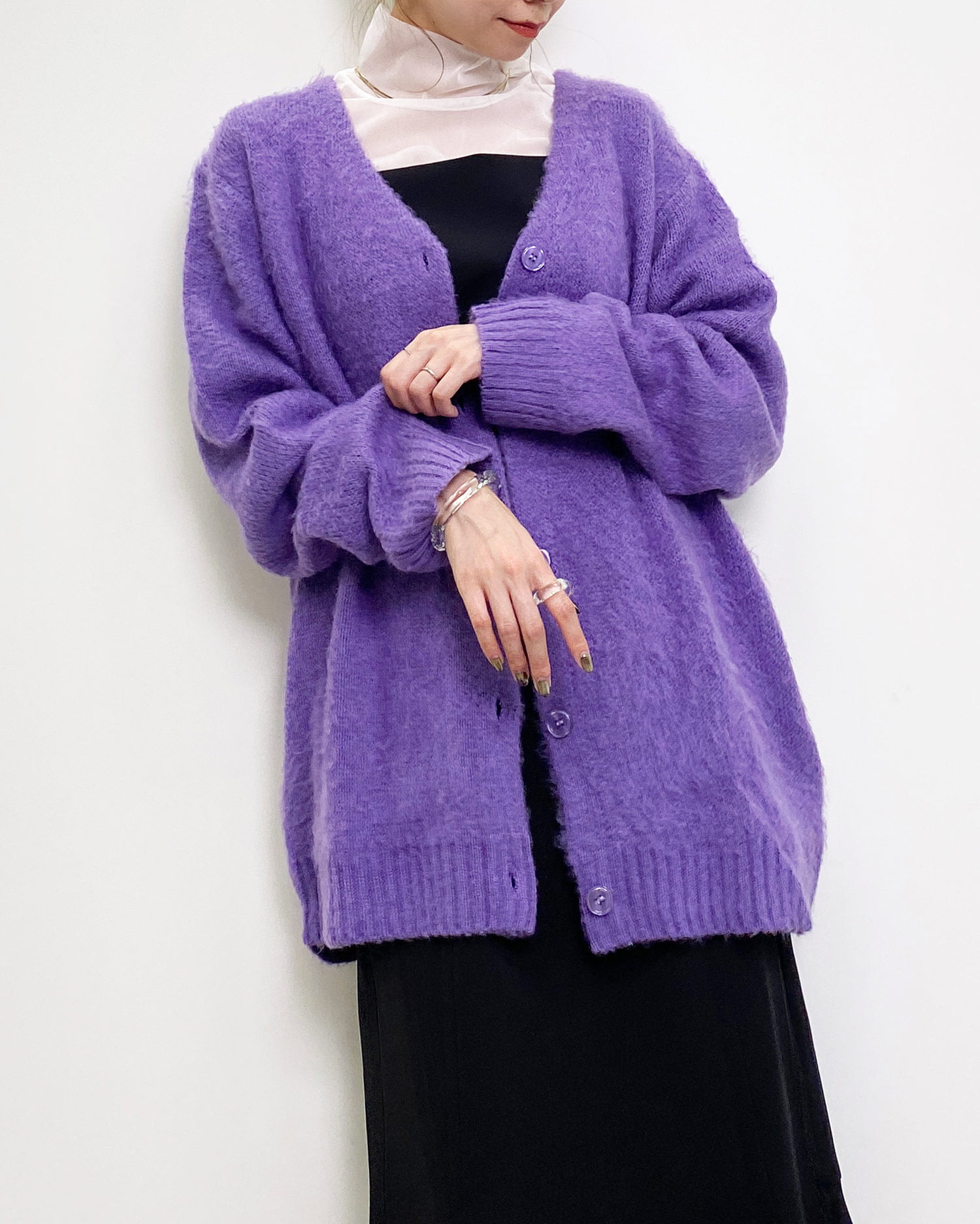 秋の新作 モヘアタッチロング カーディガン Ingni イング 公式通販 Ingni Store