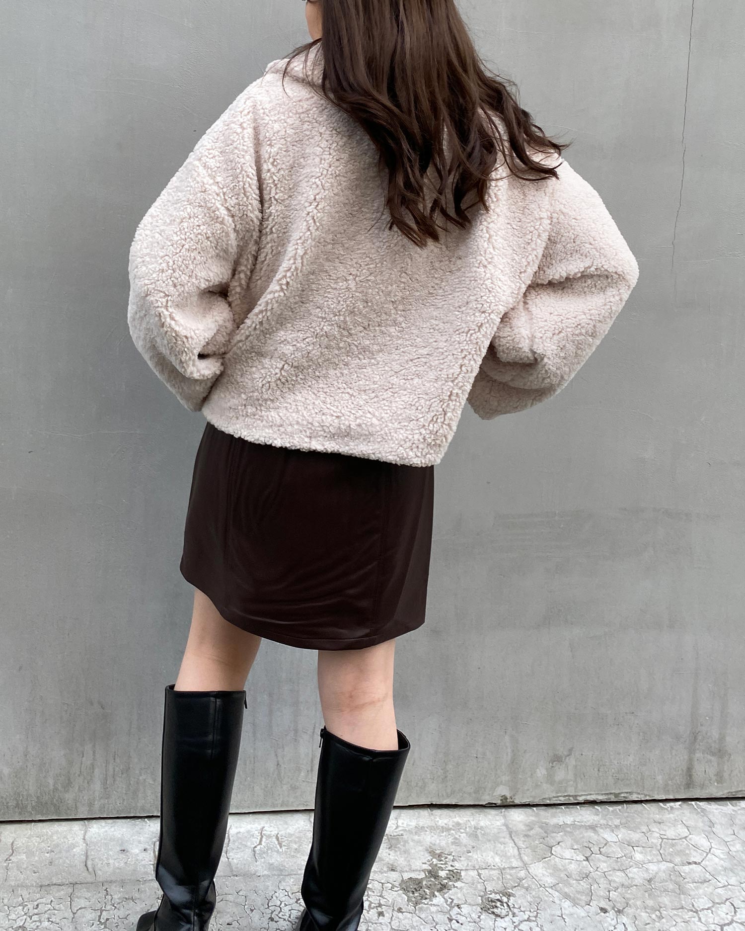 S cawaii！10月号掲載】BACKレースUPフェイクレザーミニスカート｜INGNI(イング) 公式通販｜INGNI STORE