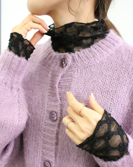 【WEB限定】チュールシアー長袖トップス（ＯＵＴＬＥＴ）