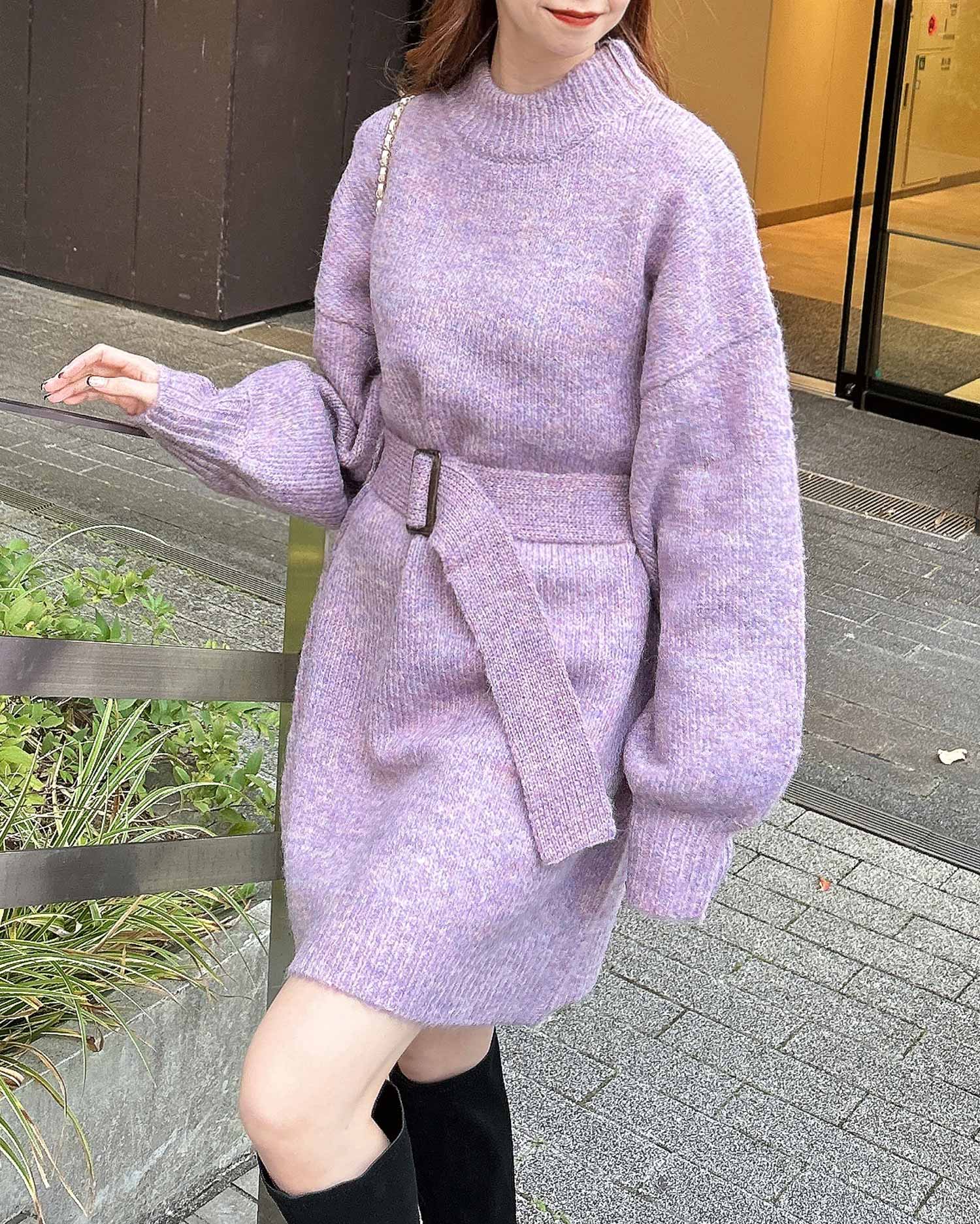 ふわふわモックネックニットワンピース Ingni イング 公式通販 Ingni Store ふわふわモックネックニットワンピース Ingni イング 公式通販 Ingni Store