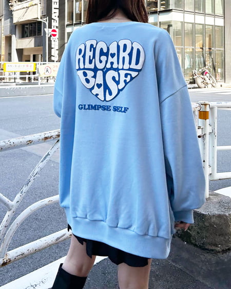 【着用動画あり】Backハートロゴチュニック