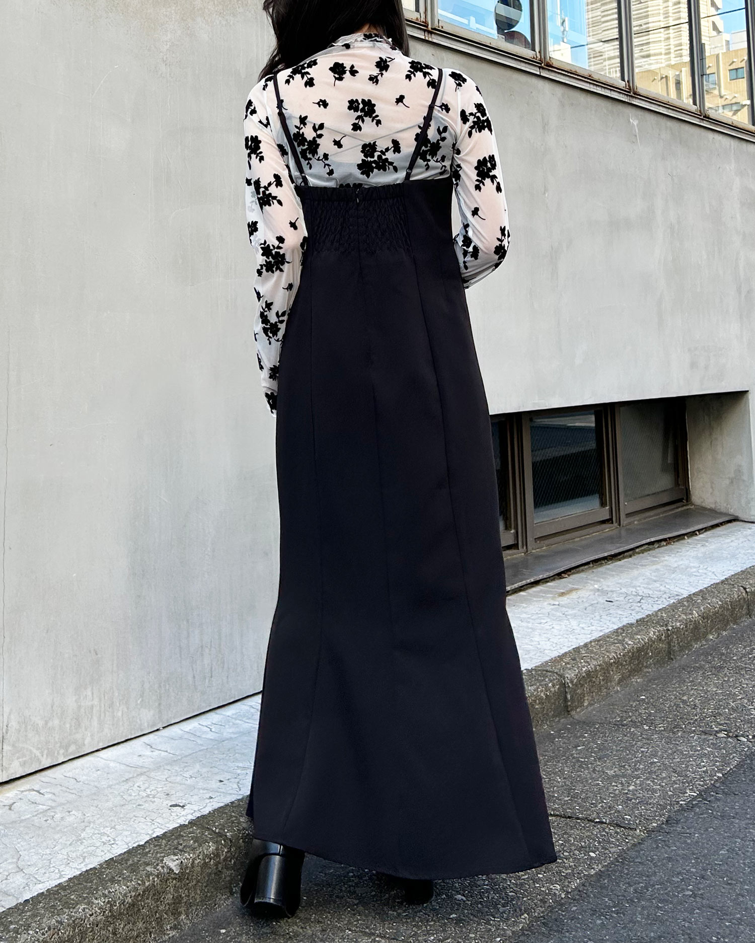花柄フロッキーチュールトップス｜INGNI(イング) 公式通販