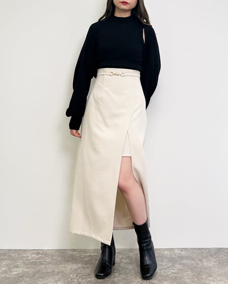 INGNI(イング) ボレロニット+アメスリタンクSET クロ